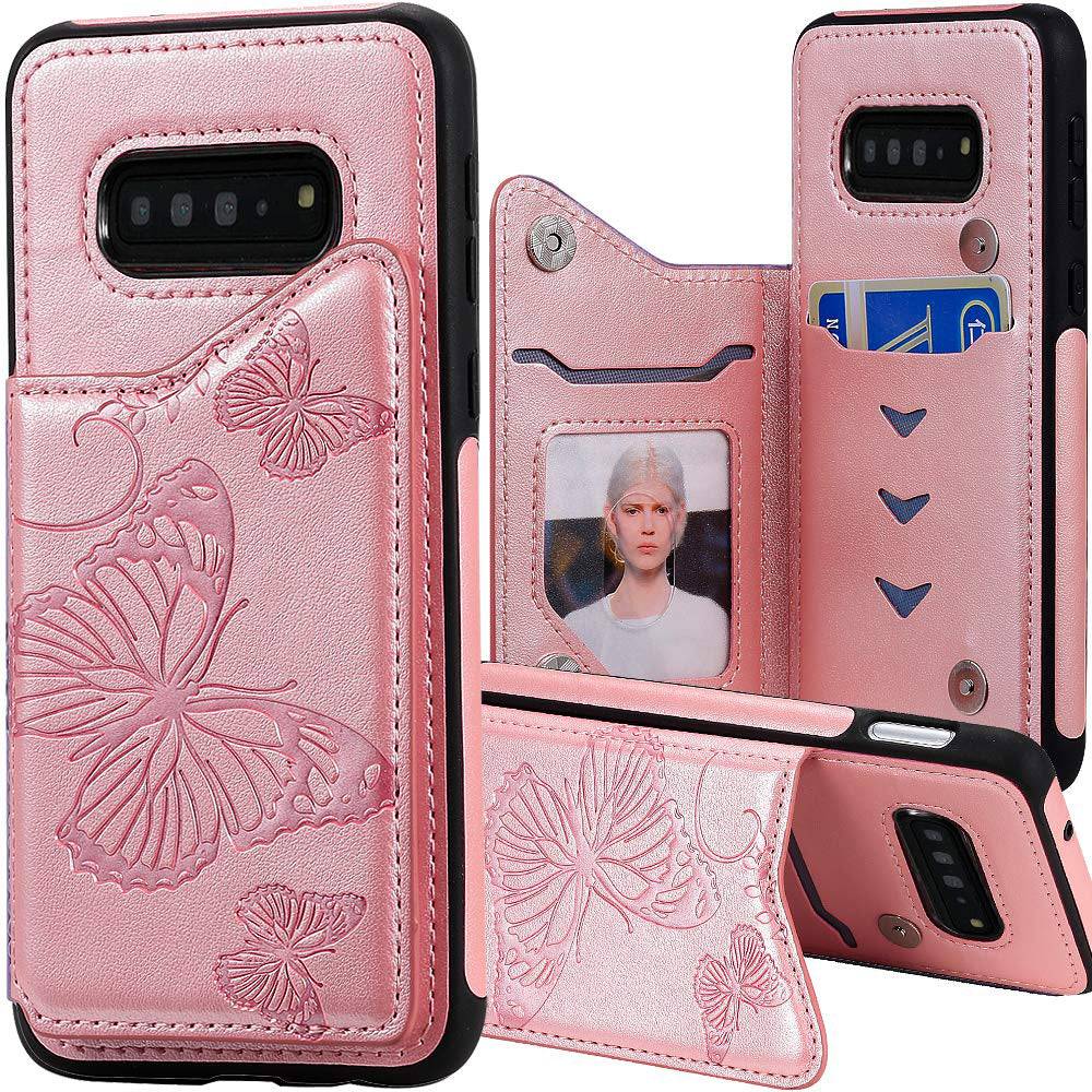 New Luxury Embossing Wallet Cover For SAMSUNG S10 Plus - Libiyi