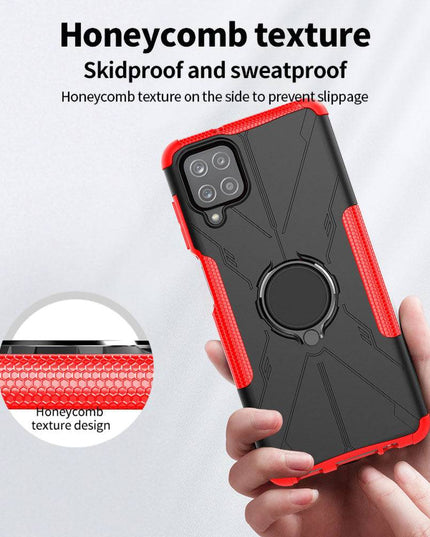 Robot 3 in 1 Heavy Duty Defender Case For Samsung A12 - Libiyi