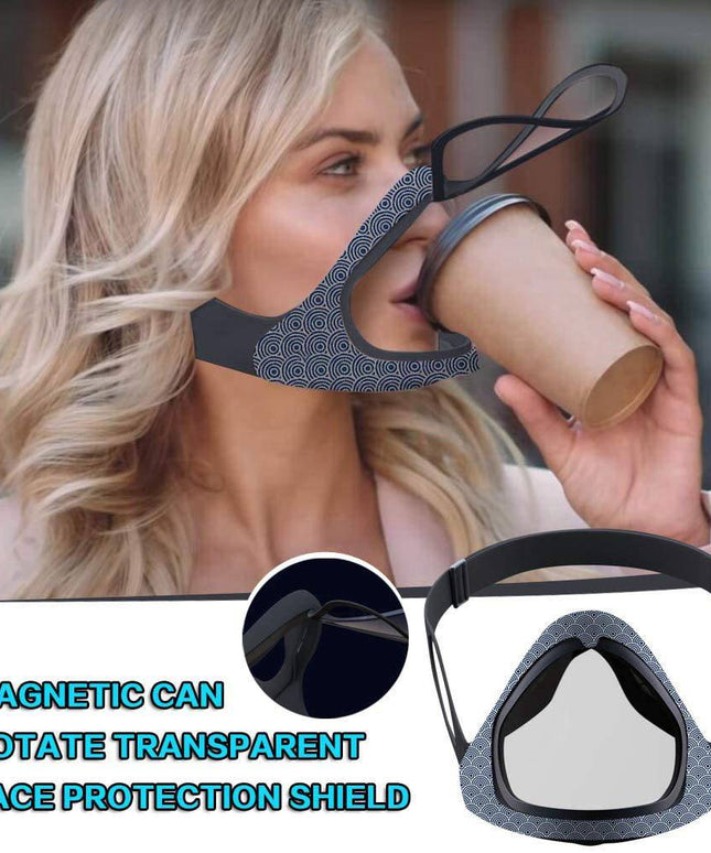 Adjustable Smart Double-layer Anti-fog Outdoor Silicone Mask - Libiyi
