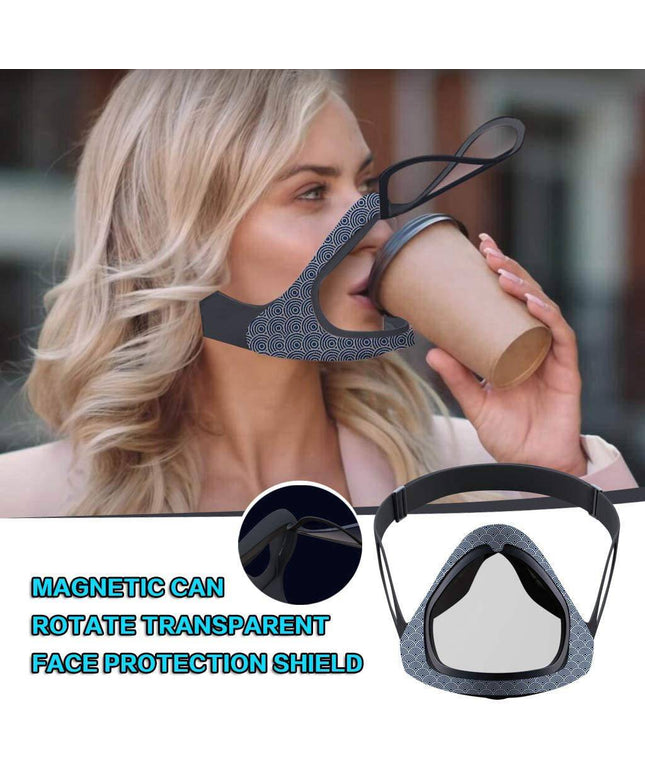Adjustable Smart Double-layer Anti-fog Outdoor Silicone Mask - Libiyi