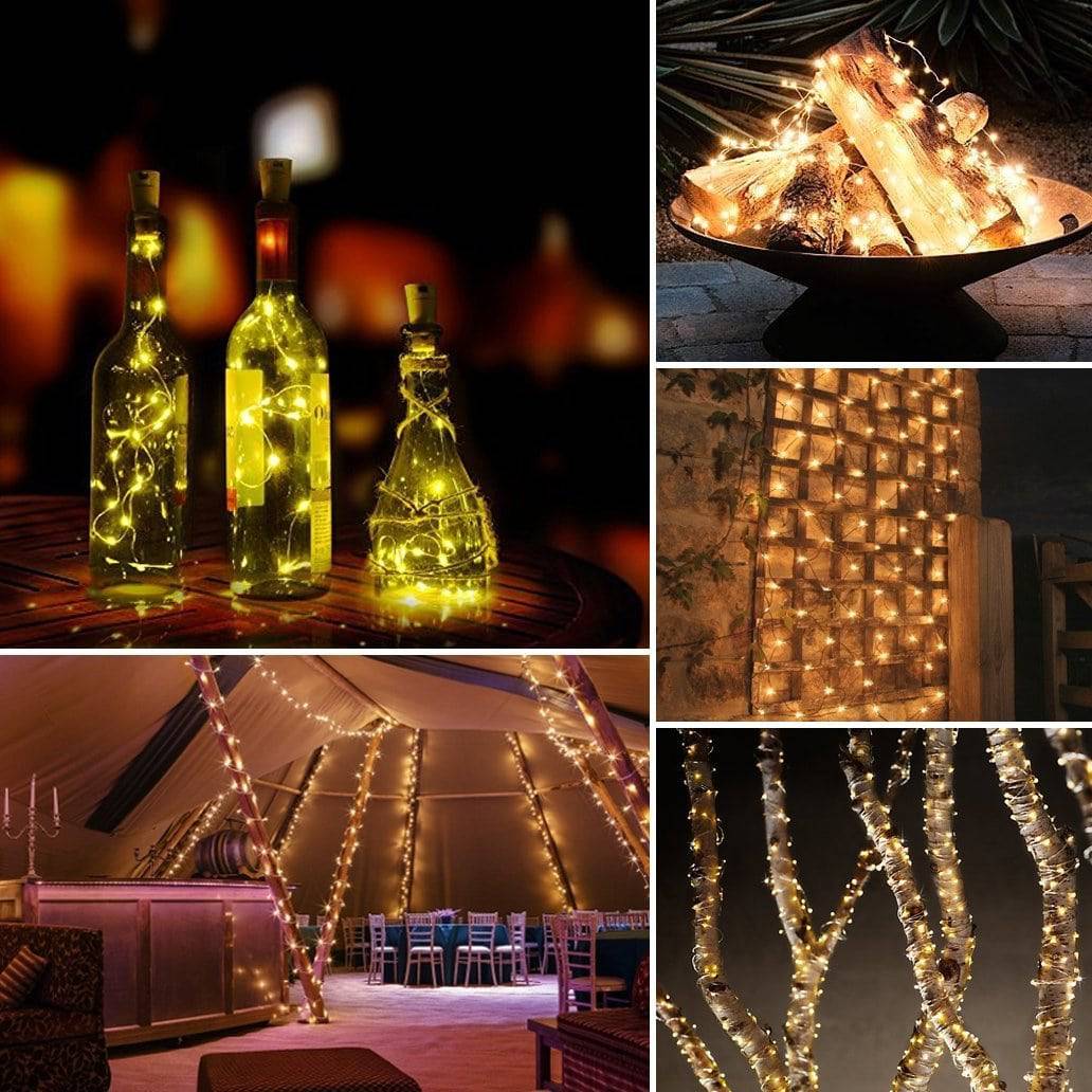 8 Modes Solar Decorative String Lights for Outdoor, Wedding, Homes, Party, Halloween - Libiyi