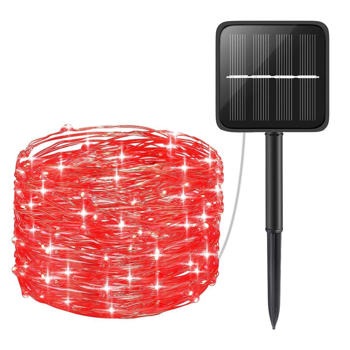 8 Modes Solar Decorative String Lights for Outdoor, Wedding, Homes, Party, Halloween - Libiyi
