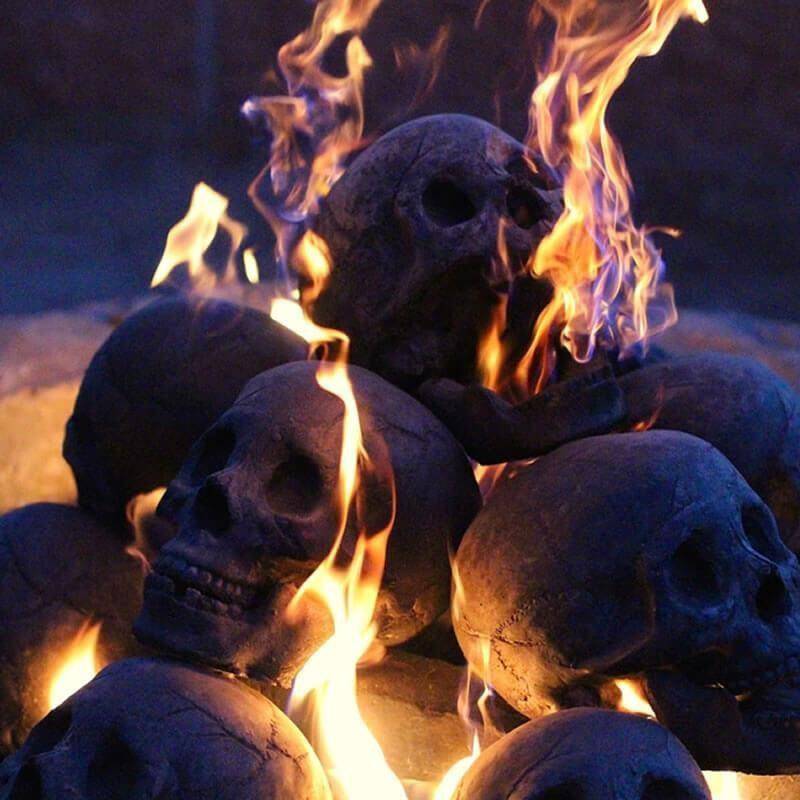 Halloween Fire Pit Skulls - Libiyi