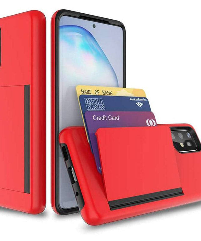 Armor Protective Card Holder Case for Samsung A52 - Libiyi