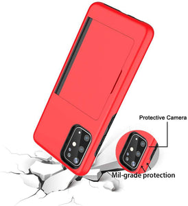 Armor Protective Card Holder Case for Samsung A52 - Libiyi