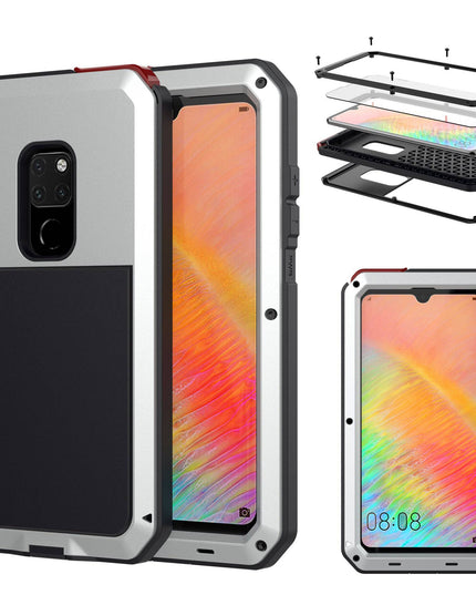 Luxury Doom Armor Waterproof Metal Aluminum Case For Huawei - Libiyi