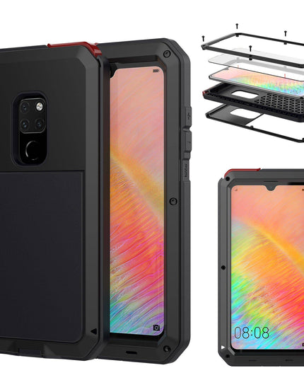 Luxury Doom Armor Waterproof Metal Aluminum Case For Huawei - Libiyi