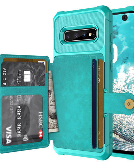 Phone Bags - Leather Flip Wallet Photo Holder Hard Back Cover For Samsung - Libiyi