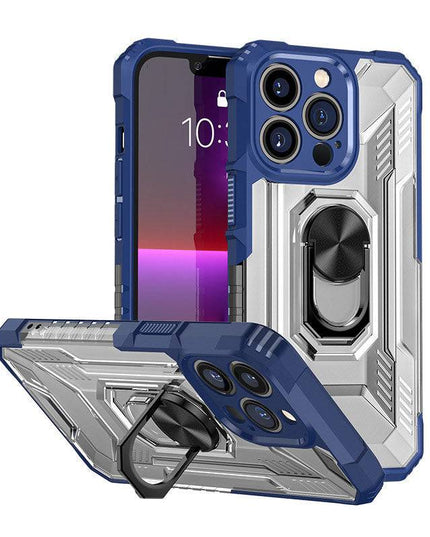 Magnetic Metal Finger Ring Holder Armor Case For iPhone - Libiyi