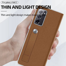 Load image into Gallery viewer, First Cowhide Layer Case for Samsung Galaxy Z Fold 3 5G - Libiyi