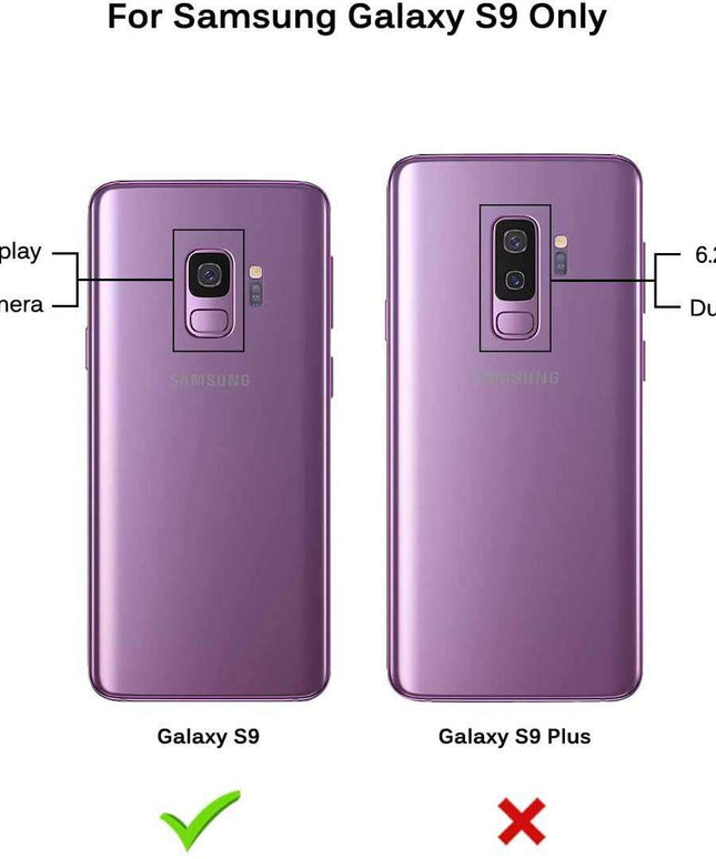 New Luxury Embossing Wallet Cover For SAMSUNG S9-Fast Delivery - Libiyi