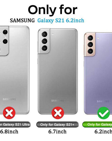 Leather Crossbody Shockproof Wallet Phone Case for Samsung S21 - Libiyi