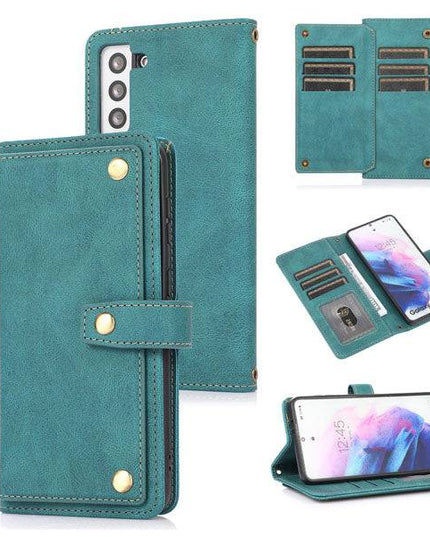 Leather Crossbody Shockproof Wallet Phone Case for Samsung S21 Plus - Libiyi