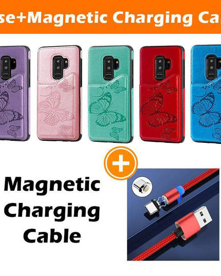 New Luxury Embossing Wallet Cover For SAMSUNG S9 Plus-Fast Delivery - Libiyi