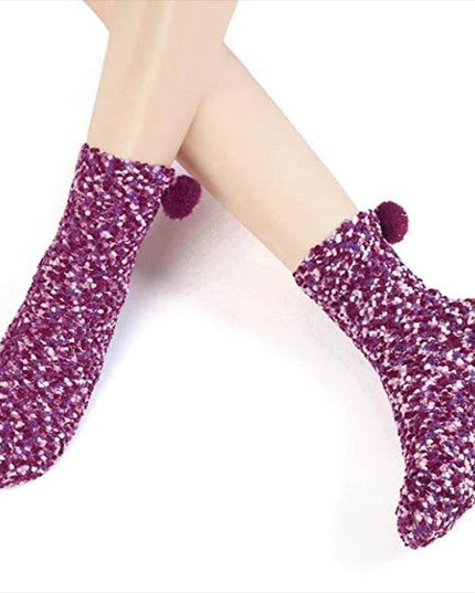Winter Fuzzy Slipper Socks WIth Gift Box🔥Buy 5 Get FREE SHIPPING - Libiyi