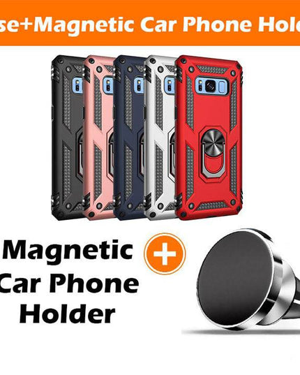 Luxury Armor Ring Bracket Phone Case For Samsung S8-Fast Delivery - Libiyi