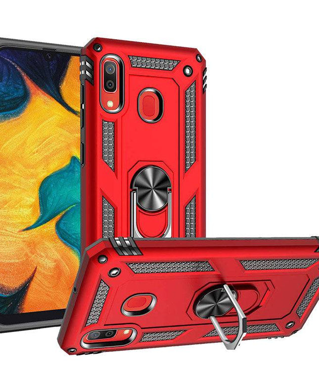 Luxury Armor Ring Bracket Phone Case For Samsung A20&A30-Fast Delivery - Libiyi