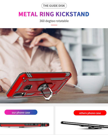 Luxury Armor Ring Bracket Phone Case For Samsung A40-Fast Delivery - Libiyi