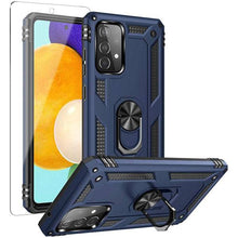 Load image into Gallery viewer, Samsung A72(4G) Luxury Armor Ring Bracket Phone Case With 1-Pack Screen Protector - Libiyi