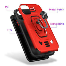Load image into Gallery viewer, 2022 Anti Fall Rugged Shield Ring Bracket Phone case For iPhone 12 Series - Libiyi