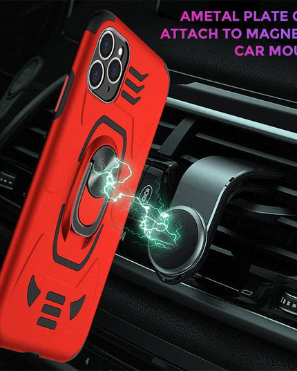 2022 Anti Fall Rugged Shield Ring Bracket Phone case For iPhone 12 Series - Libiyi