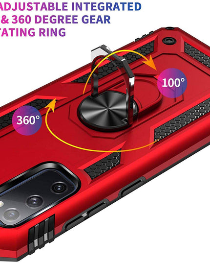 Luxury Armor Ring Bracket Phone Case For Samsung S20 FE-Fast Delivery - Libiyi