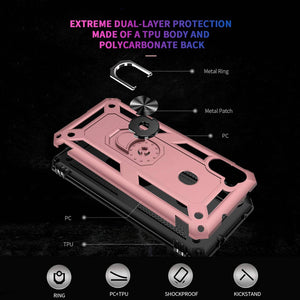 Luxury Armor Ring Bracket Phone Case For Samsung A11-Fast Delivery - Libiyi