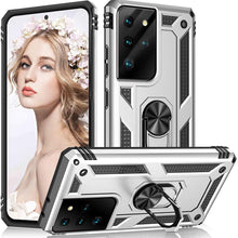 Laden Sie das Bild in den Galerie-Viewer, Luxury Armor Ring Bracket Phone Case For Samsung S21 Ultra(5G) - Libiyi