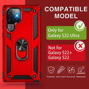 Luxury Armor Ring Bracket Phone Case For Samsung S22 Series - Libiyi