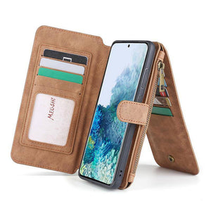 Multifunctional Magnetic Card Wallet Phone Case For Samsung A Series - Libiyi