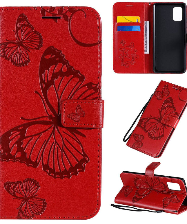 3D Embossed Butterfly Wallet Phone Case For Samsung - Libiyi