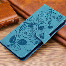 Load image into Gallery viewer, 3D Embossed Rose Wallet Case For Samsung A12 - Libiyi