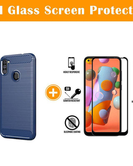 Luxury Carbon Fiber Case For Samsung A11(US and EU Version) - Libiyi