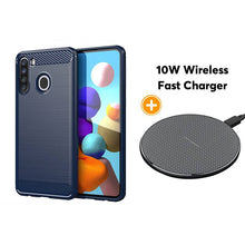 Load image into Gallery viewer, Luxury Carbon Fiber Case For Samsung A21(US and EU Version) - Libiyi