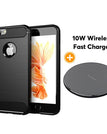 Black / iPhone 6/6s / With Wireless Charger