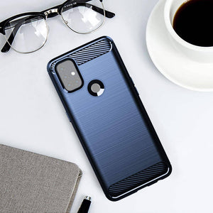 Luxury Carbon Fiber Case For Oneplus Nord N10 5G With Screen Protector - Libiyi