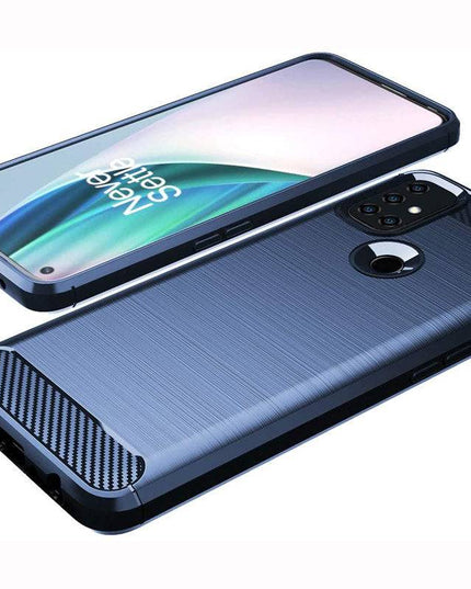 Luxury Carbon Fiber Case For Oneplus Nord N10 5G With Screen Protector - Libiyi