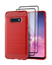 Red / S10e / With 2-Pack Screen Protectors