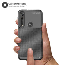 Load image into Gallery viewer, Carbon Fiber TPU Ultra Slim Fibre Case For Moto - Libiyi