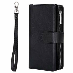 High-quality Split Magnetic 2-in-1 Zipper Wallet Case For Samsung - Libiyi