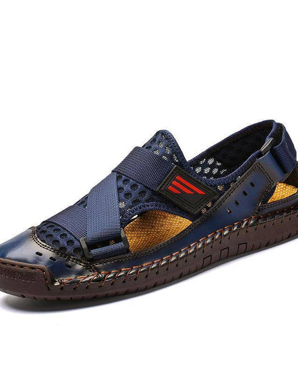 Men's Casual Beach Breathable Plus Size Sandals - Libiyi