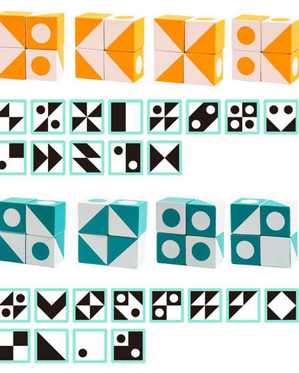 Puzzle Building Cubes - Libiyi