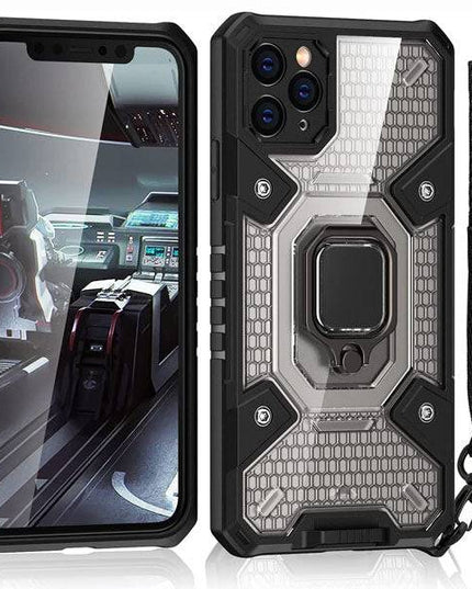 Super Cooling Armor Ring Honeycomb style Case For iPhone - Libiyi