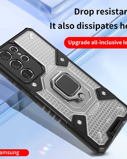 Super Cooling Armor Ring Honeycomb style Case For Samsung - Libiyi