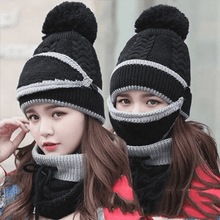Load image into Gallery viewer, 2022 New 3 in 1 Winter Beanie Set - Libiyi