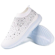 Load image into Gallery viewer, Libiyi Women&#39;s Crystal Breathable Slip-On Walking Shoes - Libiyi