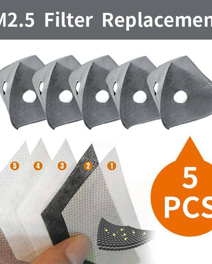 PM2.5 Filter Replacements(Apply to Protective Sports Masks) - Libiyi