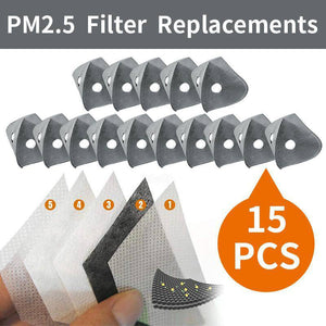 PM2.5 Filter Replacements(Apply to Protective Sports Masks) - Libiyi
