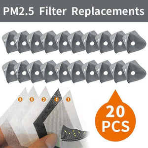 PM2.5 Filter Replacements(Apply to Protective Sports Masks) - Libiyi