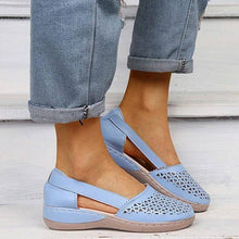 Load image into Gallery viewer, Libiyi Women Wedges Orthopedic Hollow Out Vintage Sandals - Libiyi